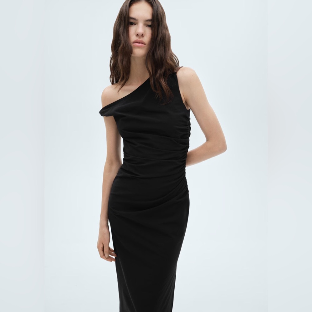 MANGO Asymmetrical Dress